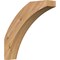 Ekena Millwork 3 1/2"W x 16"D x 16"H Thorton Smooth Knee Brace, Western Red Cedar BRC04X16X16THR00SWR - alternate 1